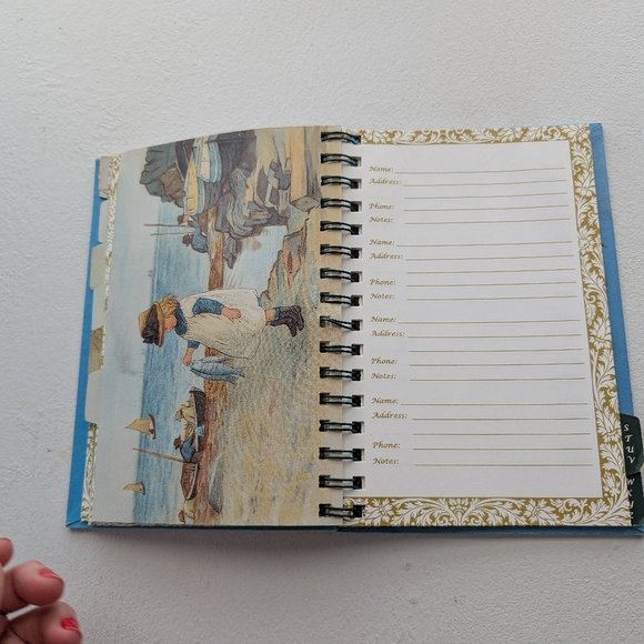 Yesterday People Other - NEW Vintage Yesterboard Address Book 9" Tall 1993